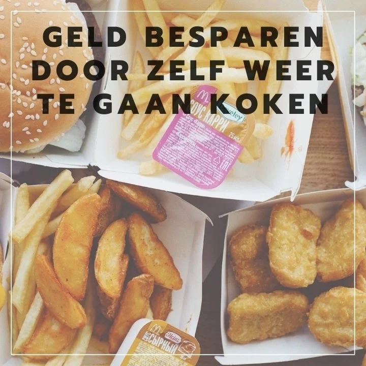 iedere-maand-geld-besparen-fastfood-720x720 25 ideeën om iedere maand (VEEL) geld te besparen