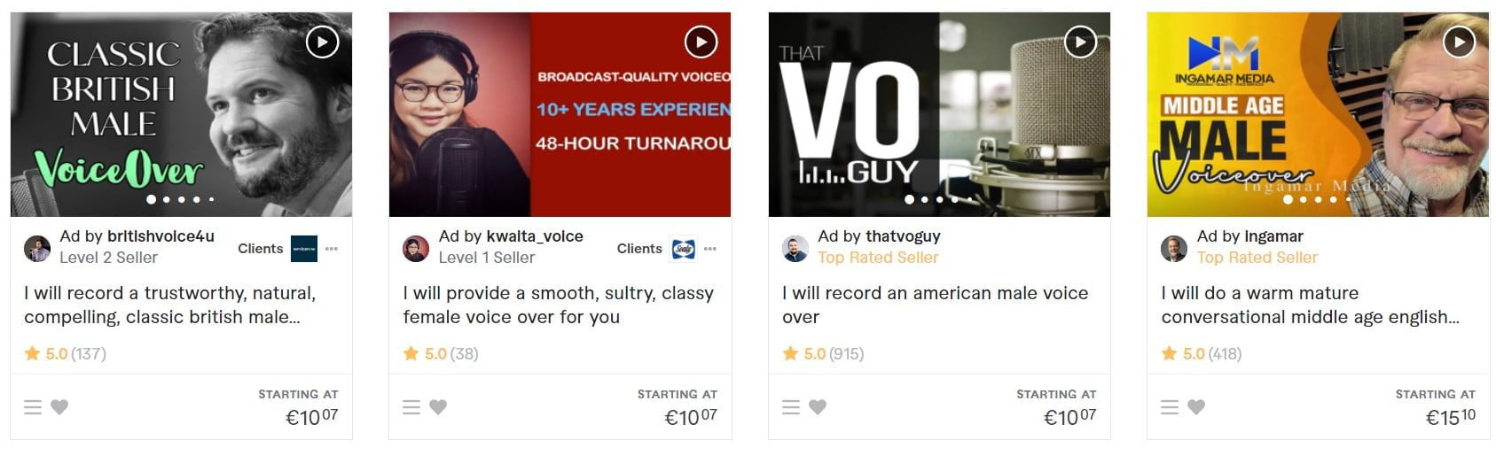 voice over cash cow video door anderen laten maken